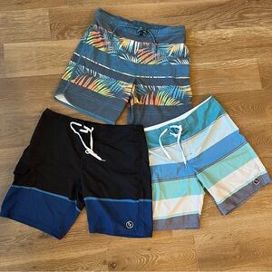 Ezekiel Stretch Board Shorts George Men’s Swim Trunk Shorts Bundle Size 36